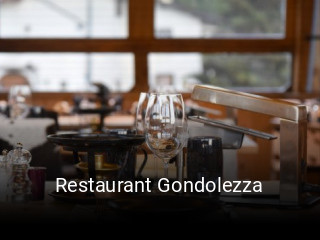Restaurant Gondolezza tisch buchen