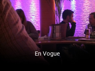 Jetzt bei En Vogue einen Tisch reservieren