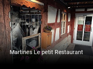 Martines Le petit Restaurant tisch reservieren