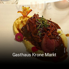 Gasthaus Krone Markt tisch reservieren