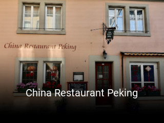 Jetzt bei China Restaurant Peking einen Tisch reservieren