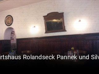 Wirtshaus Rolandseck Pannek und Silvio tisch buchen