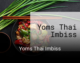 Yoms Thai Imbiss tisch buchen