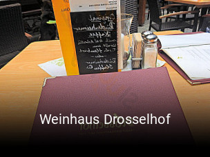 Weinhaus Drosselhof tisch reservieren