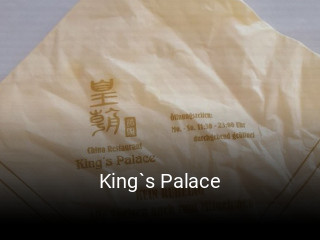 King`s Palace tisch buchen