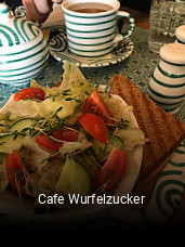 Cafe Wurfelzucker tisch reservieren