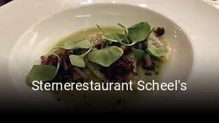 Sternerestaurant Scheel's tisch buchen