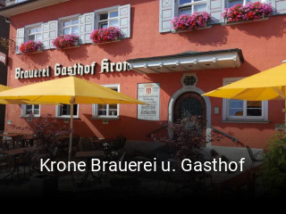 Krone Brauerei u. Gasthof tisch reservieren