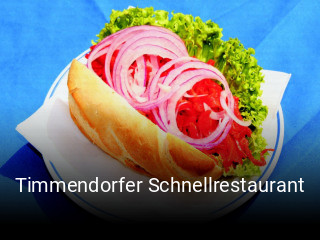 Timmendorfer Schnellrestaurant tisch buchen