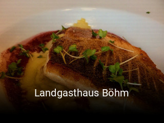 Landgasthaus Böhm online reservieren