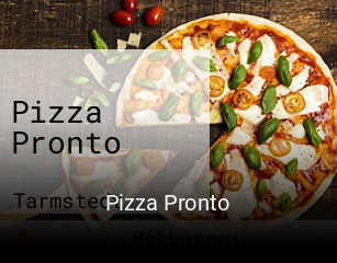 Pizza Pronto online reservieren