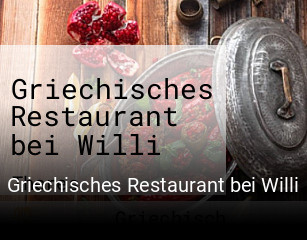 Griechisches Restaurant bei Willi online reservieren