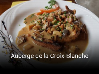 Jetzt bei Auberge de la Croix-Blanche einen Tisch reservieren