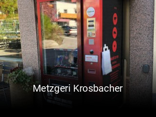 Metzgeri Krosbacher tisch reservieren