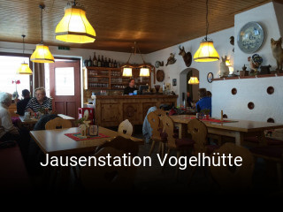 Jausenstation Vogelhütte online reservieren