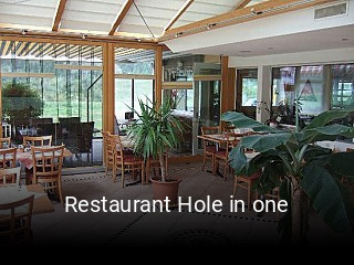 Restaurant Hole in one online reservieren