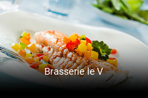 Jetzt bei Brasserie le V einen Tisch reservieren