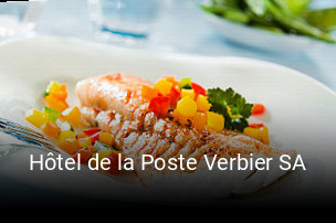 Jetzt bei Hôtel de la Poste Verbier SA einen Tisch reservieren
