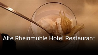 Alte Rheinmuhle Hotel Restaurant reservieren