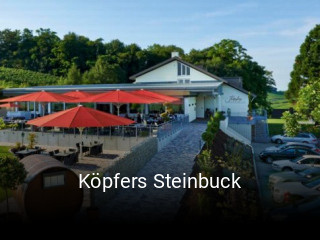 Köpfers Steinbuck tisch reservieren