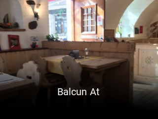 Jetzt bei Balcun At einen Tisch reservieren