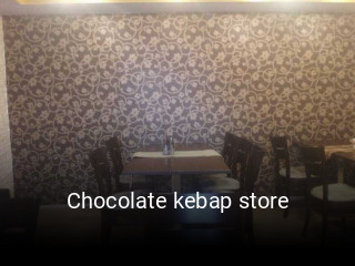 Jetzt bei Chocolate kebap store einen Tisch reservieren