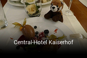 Jetzt bei Central-Hotel Kaiserhof einen Tisch reservieren