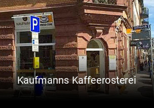 Kaufmanns Kaffeerosterei online reservieren