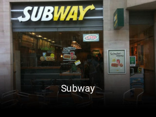 Jetzt bei Subway einen Tisch reservieren