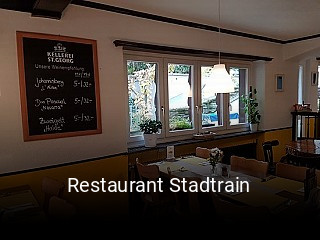 Restaurant Stadtrain tisch reservieren