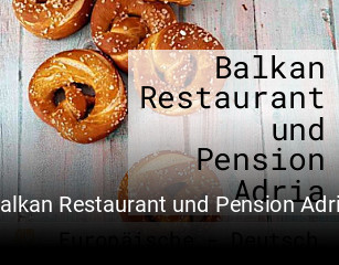 Balkan Restaurant und Pension Adria tisch reservieren