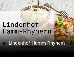 Lindenhof Hamm-Rhynern tisch buchen