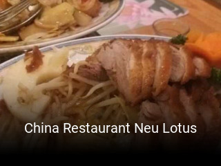 China Restaurant Neu Lotus online reservieren