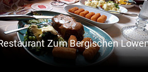 Restaurant Zum Bergischen Lowen tisch reservieren