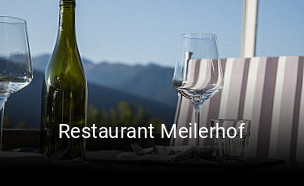 Restaurant Meilerhof tisch reservieren