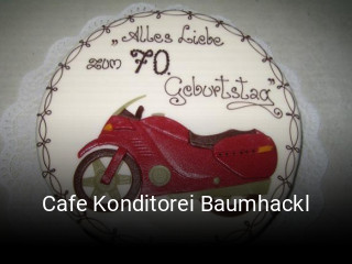Cafe Konditorei Baumhackl reservieren