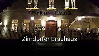 Zirndorfer Brauhaus tisch reservieren