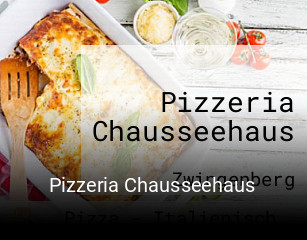Pizzeria Chausseehaus tisch buchen