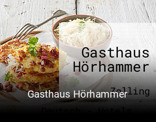 Jetzt bei Gasthaus Hörhammer einen Tisch reservieren