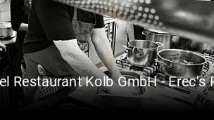 Hotel Restaurant Kolb GmbH - Erec's Restaurant online reservieren