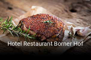 Hotel Restaurant Borner Hof tisch buchen