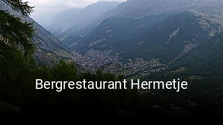 Bergrestaurant Hermetje tisch buchen