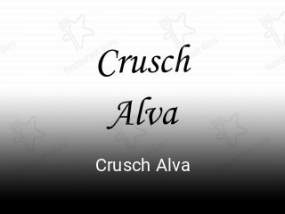 Crusch Alva tisch reservieren