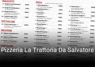 Pizzeria La Trattoria Da Salvatore reservieren