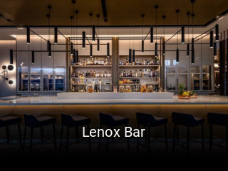 Lenox Bar tisch reservieren