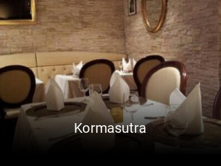 Jetzt bei Kormasutra einen Tisch reservieren