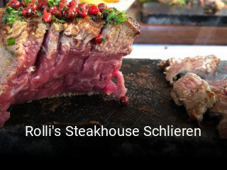 Jetzt bei Rolli's Steakhouse Schlieren einen Tisch reservieren