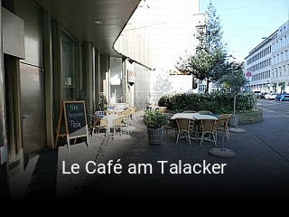 Le Café am Talacker tisch reservieren