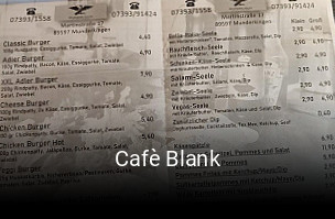 Cafè Blank tisch reservieren