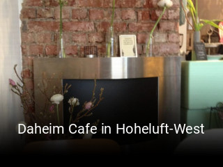Jetzt bei Daheim Cafe in Hoheluft-West einen Tisch reservieren